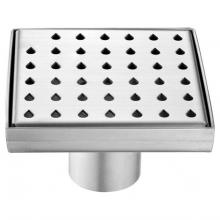 Dawn LNE050504 - Dawn® Nile River Series - Square Shower Drain 5''L