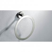 Dawn 98014006BN - Solid brass towel loop, brushed nickel: 6-3/4''Lx2-1/8''Dx7-1/2''H