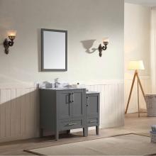 Dawn AAM2230-03 - Dawn® Solid wood frame mirror, dark grey finished