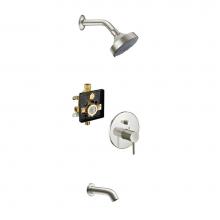 Dawn DSSYE04BN - Yosemite Shower Set, Brushed Nickel