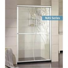 Dawn NAS5961516C - Shower Door 59-1/2''x60-7/8''; 5/16'' thick, Chrome
