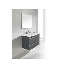 Dawn VITC124613-07 - Dawn® Vitale Series Wall Mount Particle Board Cabint with Two Finger Pull Drawers