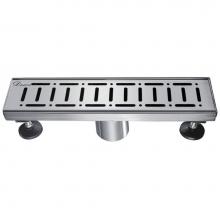 Dawn LLE120304 - Dawn® The Loire River In France Series - Linear Shower Drain 12''L