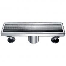 Dawn LWN120304 - Dawn® Wheaton River Series - Linear Shower Drain 12''L