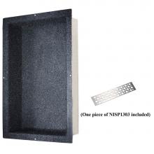 Dawn NI241403 - Dawn® Stainless Steel Shower Niche with One Stainless Steel Support Plate
