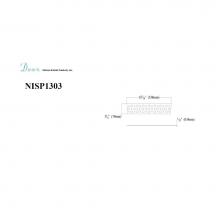 Dawn NISP1303 - Dawn® Stainless Steel Support Plate for Shower Niche