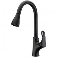 Dawn AB06 3292DBR - Dawn® Single-lever pull-out kitchen faucet, Dark Brown Finished