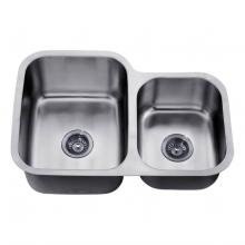 Dawn ASU110R - Dawn® Undermount Double Bowl Sink (Small Bowl on Right)