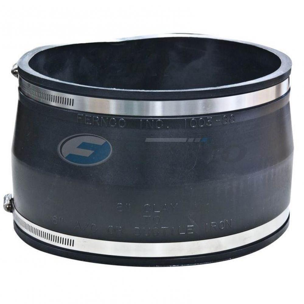 Coupling 8'' Clay- 8'' Ac/Di