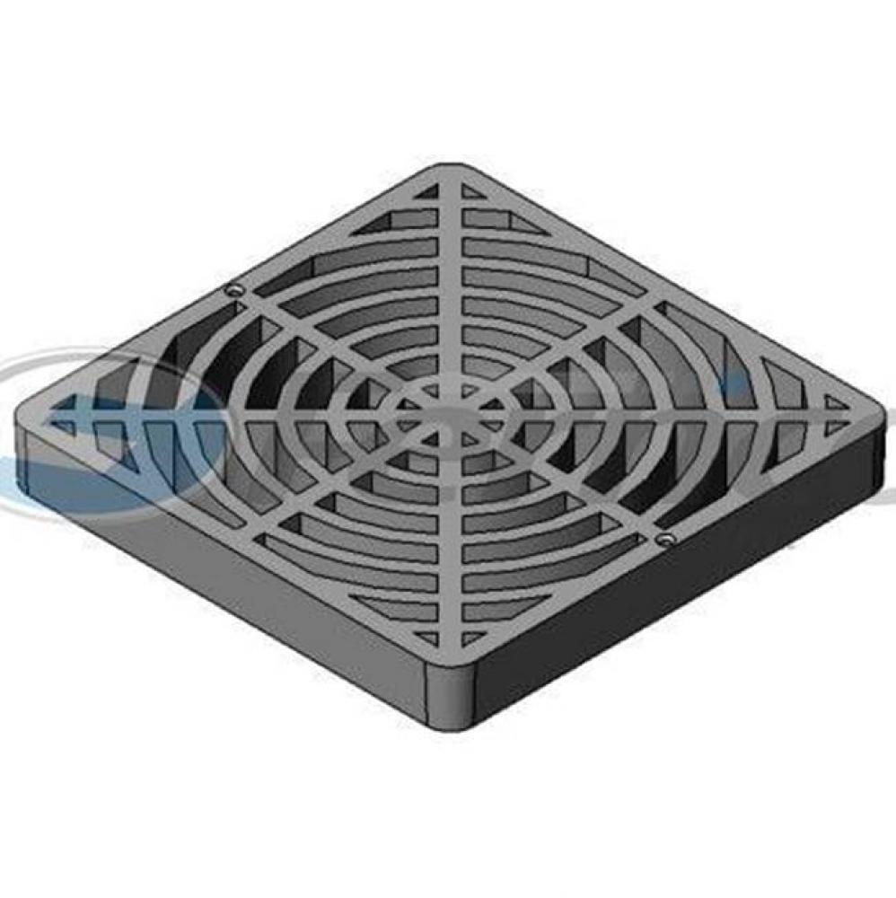 9'' Square Grate Green
