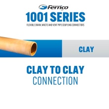 Fernco 1001-2727RC - Coupling 27''Cl-27''Cl Rc