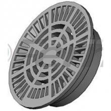Fernco FSD-084-R - 8'' Round Grate Black