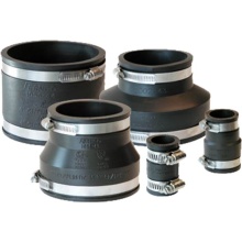 Fernco 1002 - 1002 Series | Clay to Cast Iron, Plastic or Steel Pipe