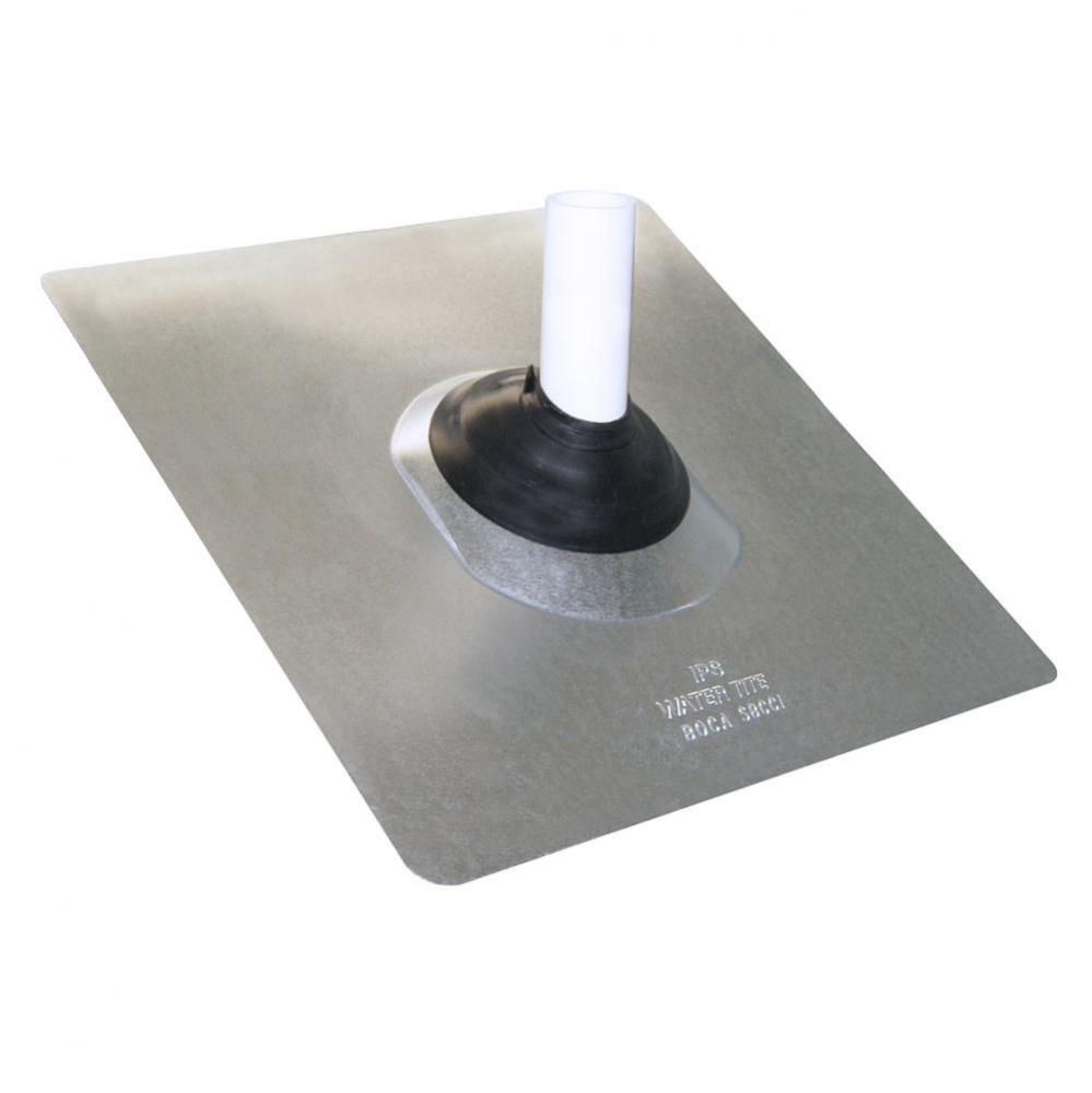 18'' x 18'' Multi-Size 3 N 1&#xae; Galvanized Steel Base Bent Edge Roof Fl