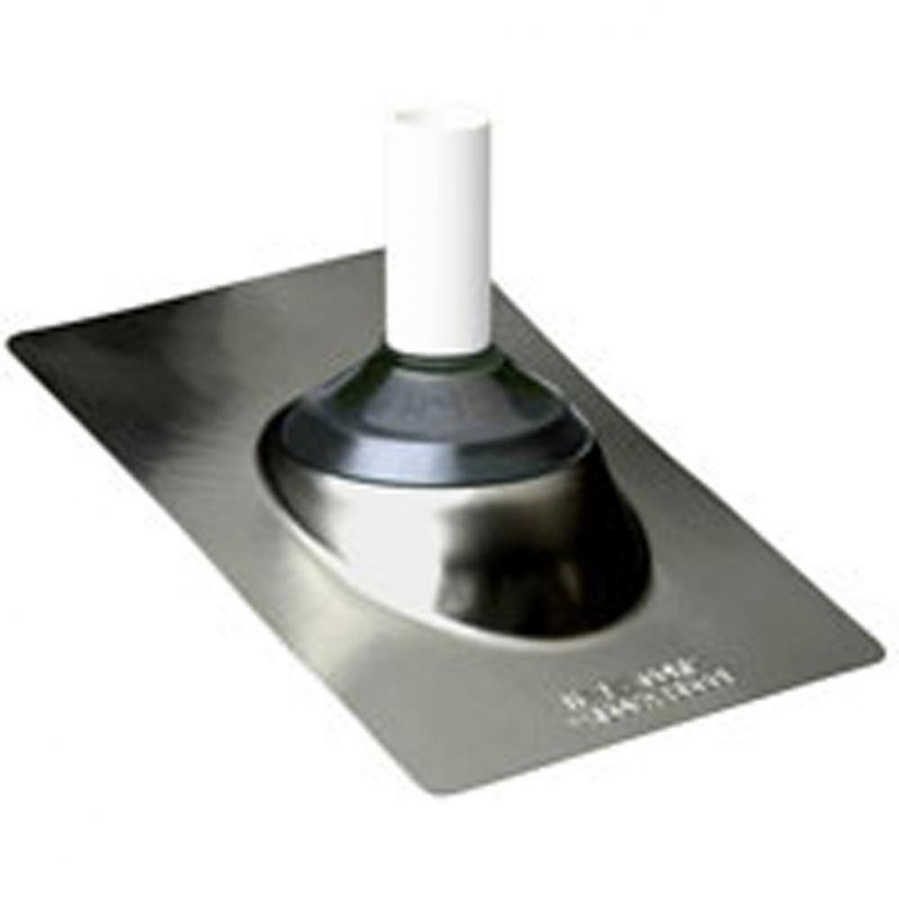 18'' x 18'' Galvanized Base Roof Flashings for 1 1/4'' or 1 1/2&apos