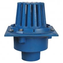 IPS Roofing Products 60213 - 3'' Bottom Outlet Cast Iron Roof Drain