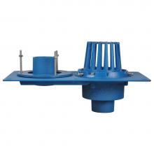 IPS Roofing Products 60219 - 2'' Cast Iron Roof Drain With Overflow Combo