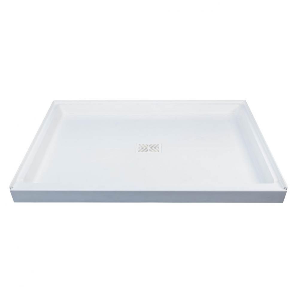 Durabase Shower Floor, 42'' Wx48'' D, White