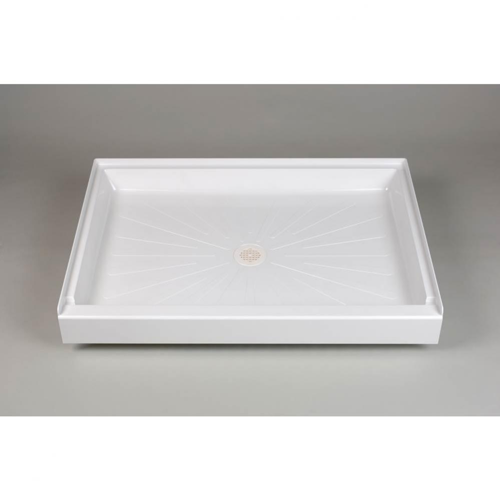 Durabase Shower Floor, 34'' Wx48'' D, White