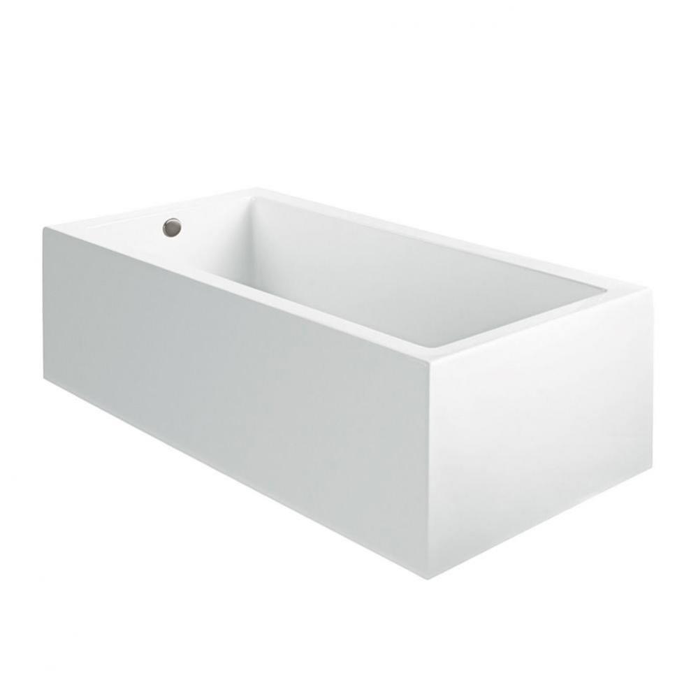 60X30 Sculpted 1 Side White Soaker Andrea 105A