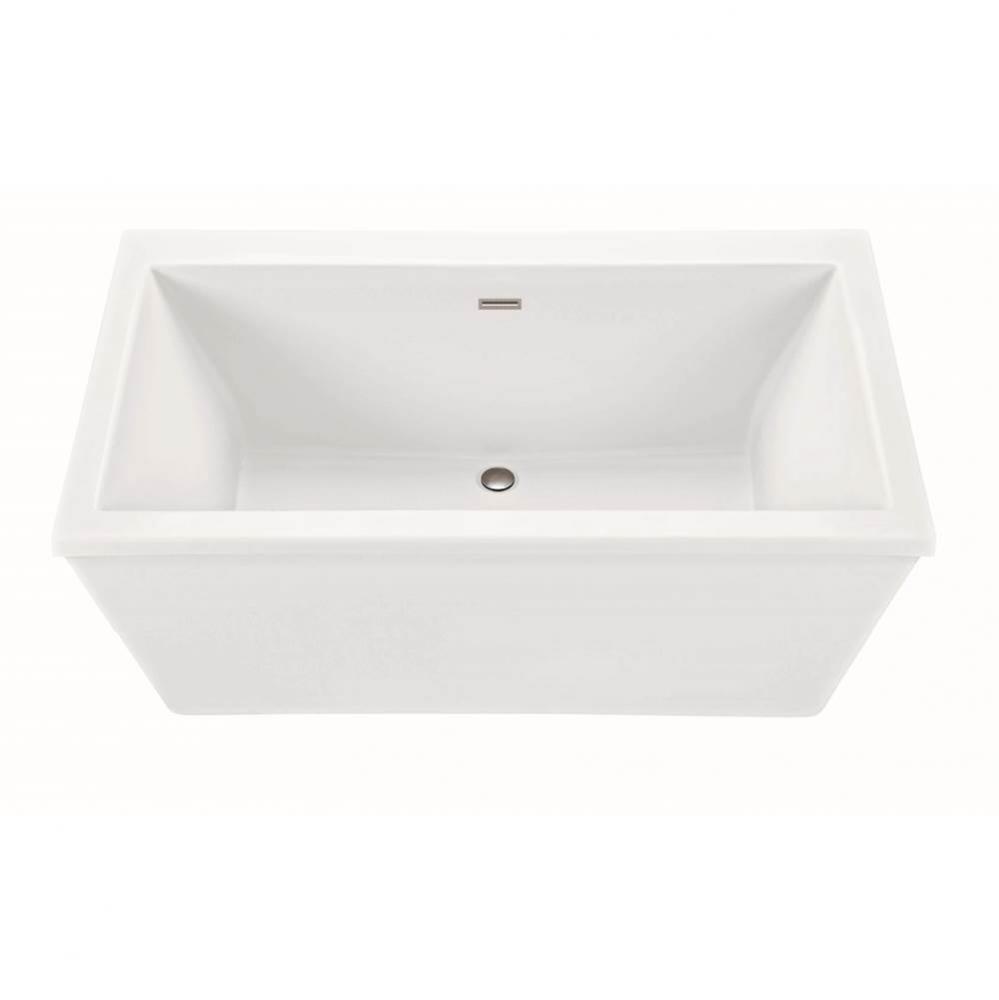 KAHLO 3 DOLOMATTE FREESTANDING FAUCET DECK SOAKER - WHITE (60X36)