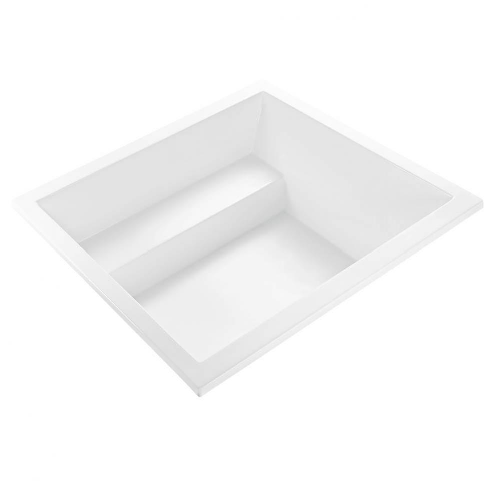 KALIA 3 ACRYLIC CXL UNDERMOUNT AIR BATH /WHIRLPOOL - WHITE (59.75X59.75)