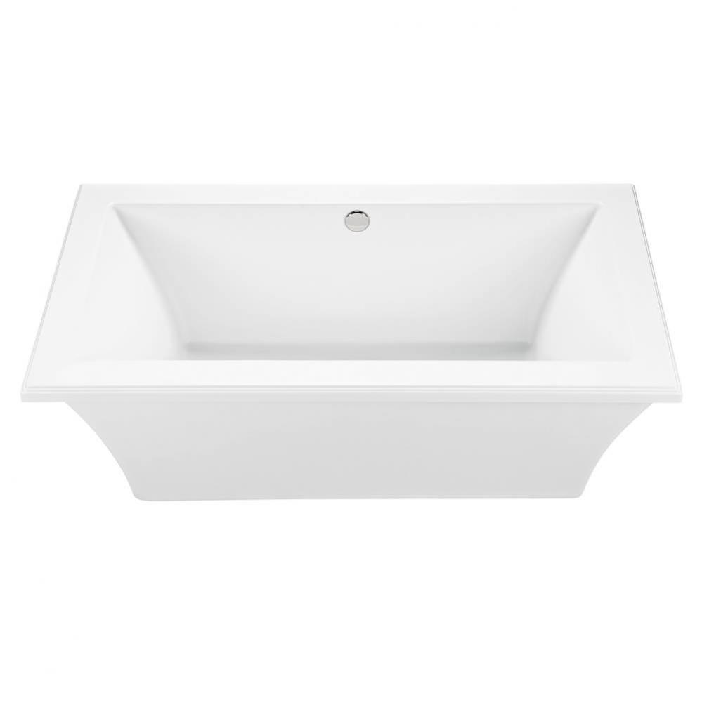 MADELYN 3 ACRYLIC CXL FREESTANDING W/PEDESTAL AIR BATH - WHITE (65.5X35.625)