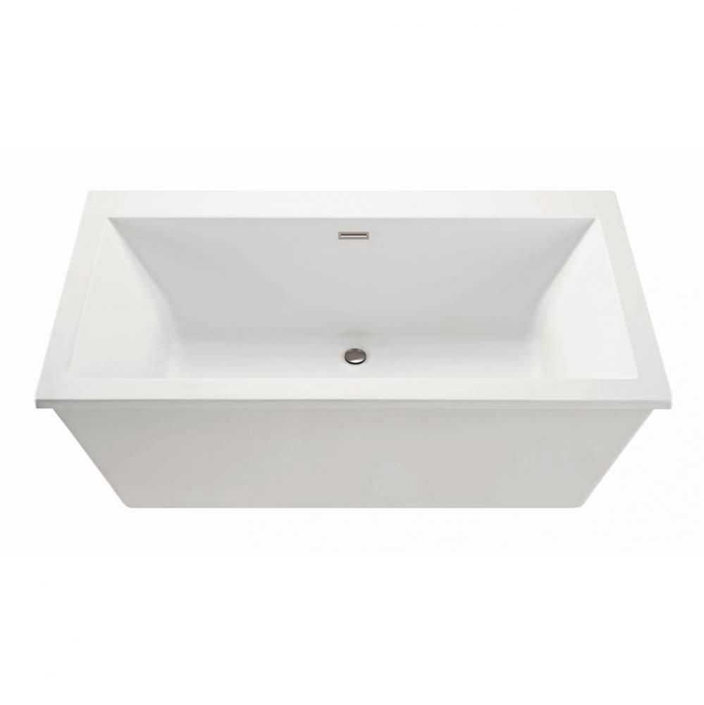 KAHLO 4 DOLOMATTE FREESTANDING FAUCET DECK AIR BATH - WHITE (66X36)