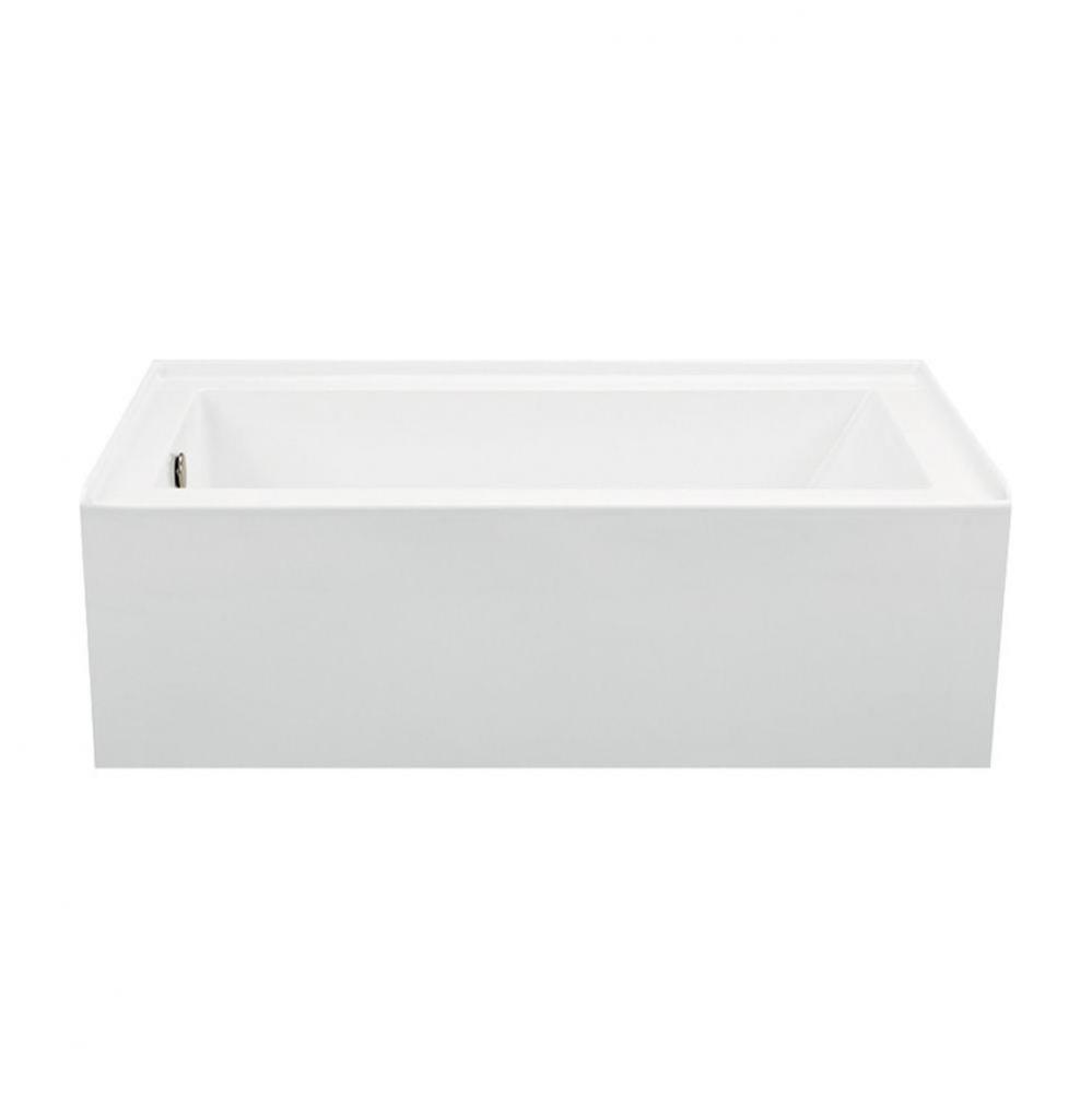 60X32 Bone Integral Skirted Aria Elite Bath Left Hand Drain-Cameron