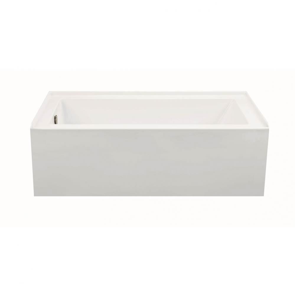 CAMERON 1 DOLOMATTE INTEGRAL SKIRTED LH DRAIN SOAKER - WHITE (60X32)