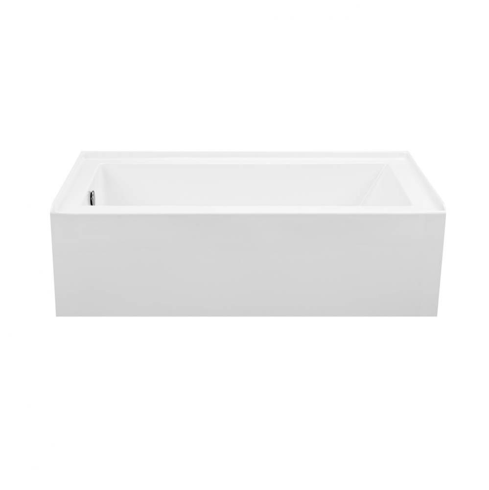 CAMERON 4 ACRYLIC CXL INTEGRAL SKIRTED LH DRAIN AIR BATH ELITE/MICROBUBBLES - WHITE 60X30.5)