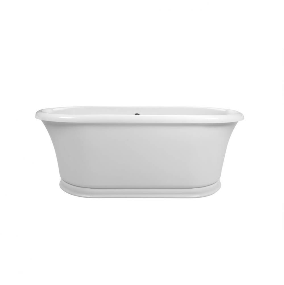 LANEY 2 ACRYLIC CXL FREESTANDING AIR BATH - WHITE (65x33.75)