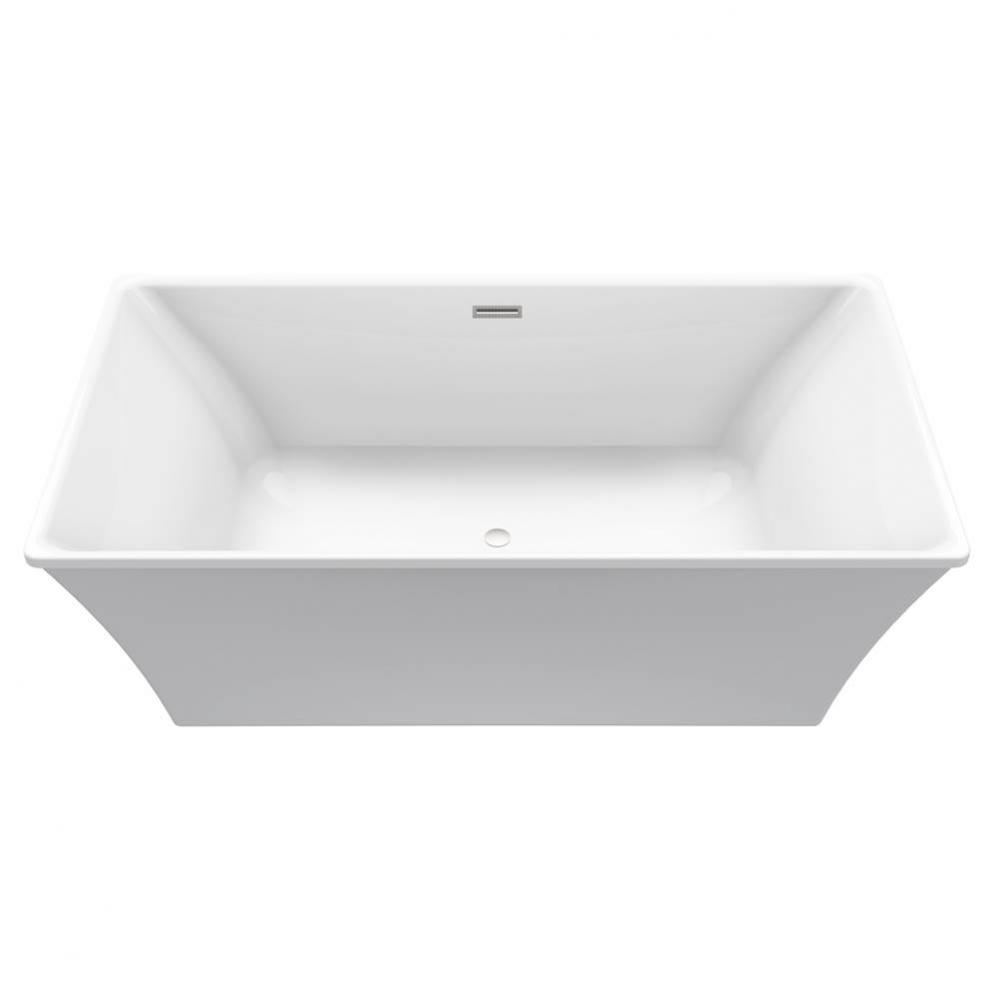 WESTBROOK ACRYLIC CXL FREESTANDING AIR BATH - BISCUIT (66X36)