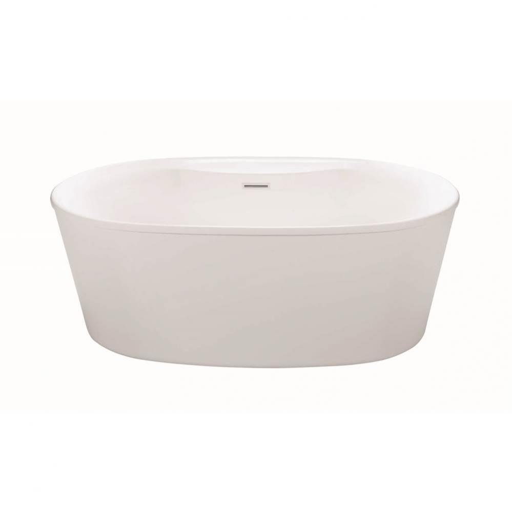 ADEL 2 W/DECK DOLOMATTE FREESTANDINGAIR BATH - WHITE (57.25X31.5)