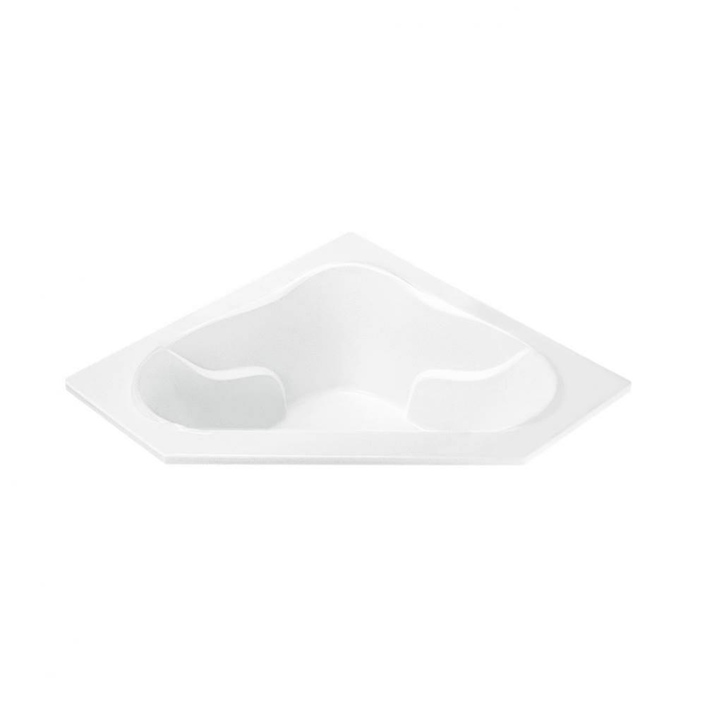 CAYMAN 2 ACRYLIC CXL DROP IN CORNER AIR BATH ELITE/MICROBUBBLES - BISCUIT (54X54)