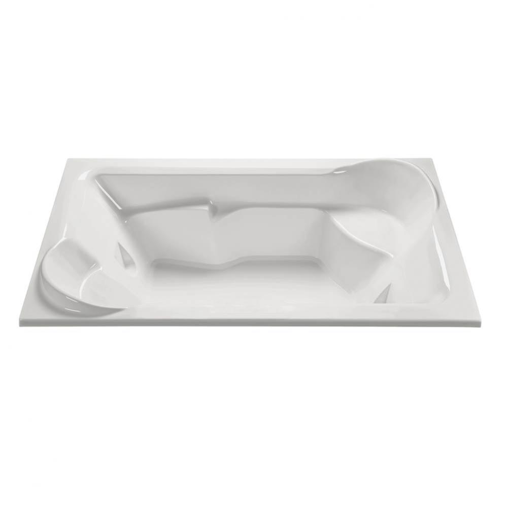 SIESTA ACRYLIC CXL DROP IN AIR BATH/WHIRLPOOL - BISCUIT (79.5X48)