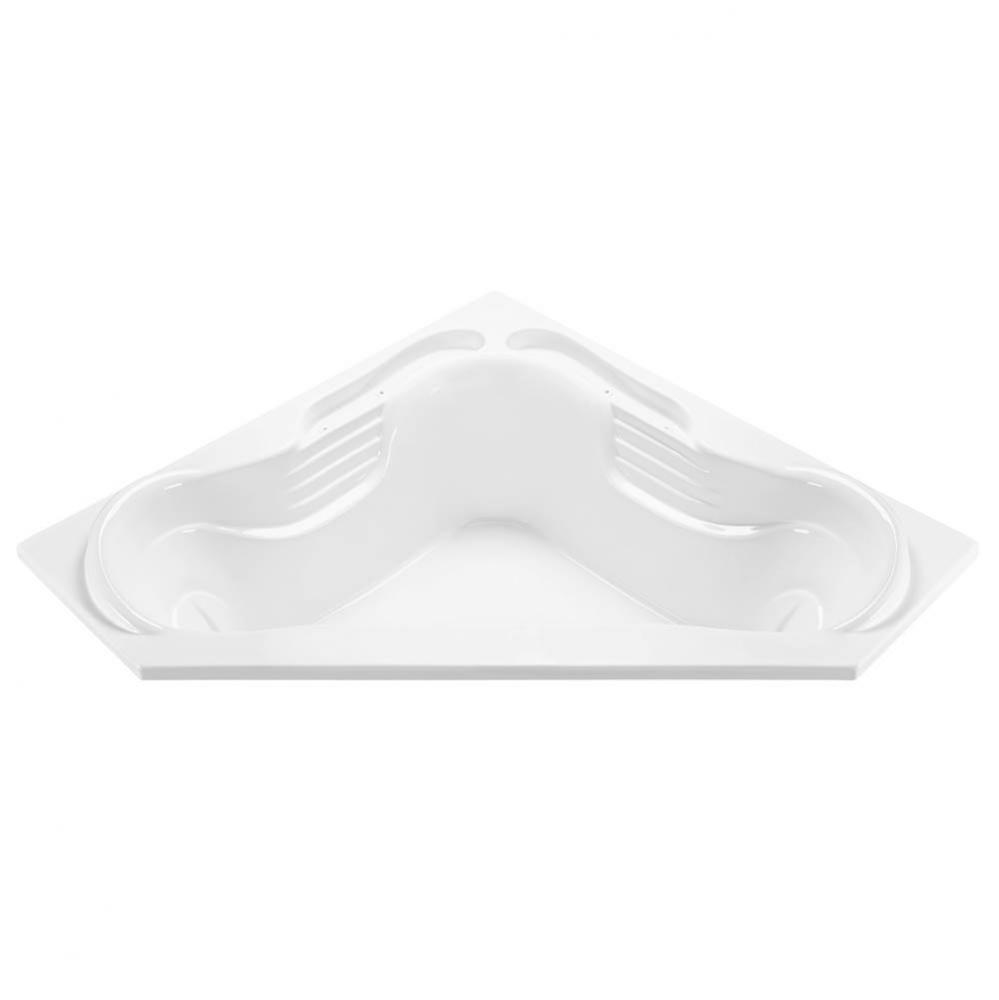 CAYMAN 7 ACRYLIC CXL DROP IN CORNER WHIRLPOOL- BISCUIT (72X72)