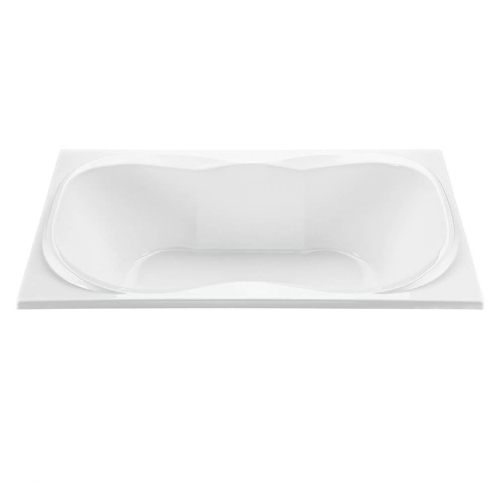 TRANQUILITY 2 ACRYLIC CXL DROP IN AIR BATH/STREAM - WHITE (72X42)