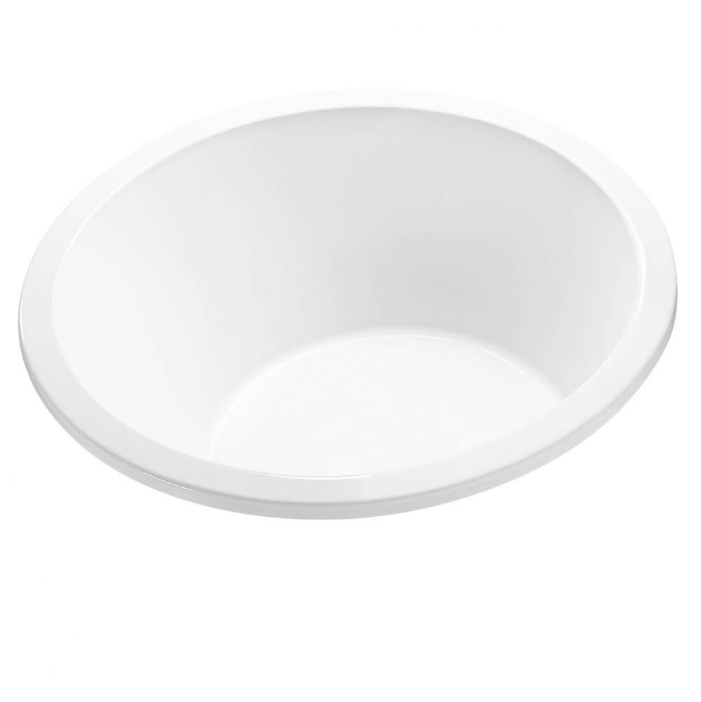 JASMINE 1 ACRYLIC CXL UNDERMOUNT ROUND AIR BATH/WHIRLPOOL - WHITE (65.5X65.5)