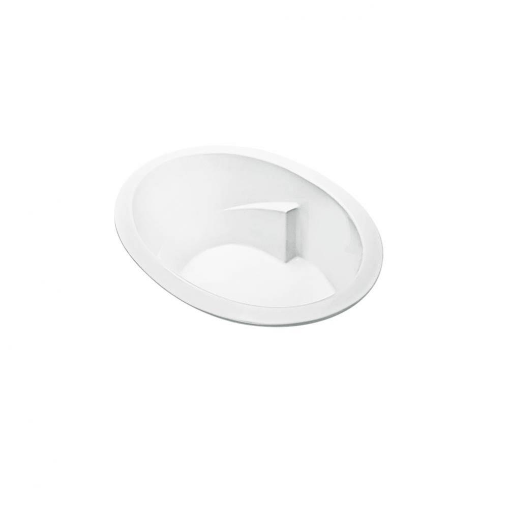 ADENA 6 ACRYLIC CXL OVAL DROP IN AIR BATH ELITE/STREAM - BISCUIT (63X41.25)