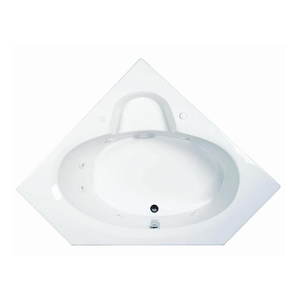 60X60 BISCUIT CORNER SOAKING BATH-BASICS