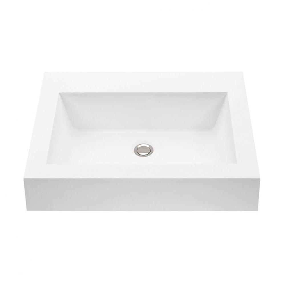 METRO 1 SR SCULPTURESTONE SEMI-RECESSED - GLOSS BISCUIT (22.25X17.25)