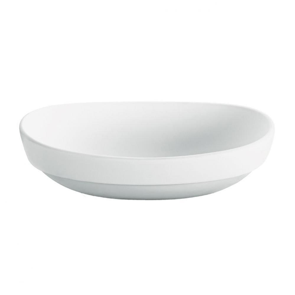 ELISE SR SCULPTURESTONE SEMI-RECESSED - GLOSS BISCUIT (22.25X14)