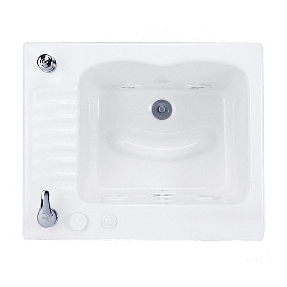 FOOT SPA 1 ACRYCLIC CXL DROP IN WHIRLPOOL - BISCUIT (28X23)
