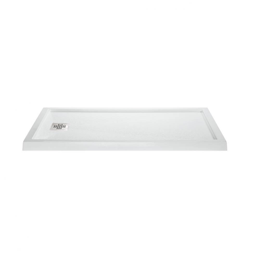 6036 ACRYLIC CXL LH DRAIN MULTI THRESHOLD - WHITE