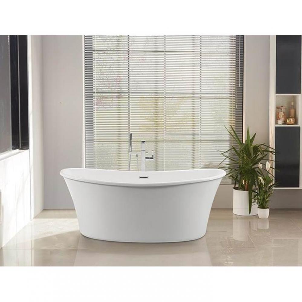 LORETTA 4 ACRYLIC CXL FREESTANDING SOAKER - WHITE (60X32)
