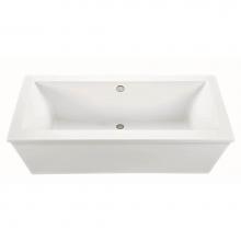 MTI Baths S100DM-WH - ANDREA 10 DOLOMATTE FREESTANDING SOAKER - WHITE (71.625X36)