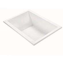 MTI Baths AE102DM-WH-UM - ANDREA 12 DOLOMATTE UNDERMOUNT AIR BATH ELITE - WHITE (59.75X42)
