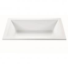 MTI Baths AESM106DM-WH-UM - ANDREA 16 DOLOMATTE UNDERMOUNT AIR BATH ELITE/STREAM - WHITE (71.5X41.625)