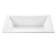 MTI Baths AE106-WH-UM - ANDREA 16 ACRYLIC CXL UNDERMOUNT AIR BATH ELITE - WHITE (71.5X41.625)